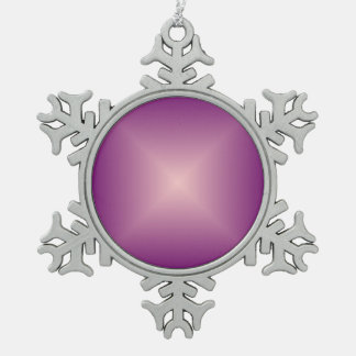 Ornement Flocon De Neige Pretty Purple Pink>Ornement de flocon de neige
