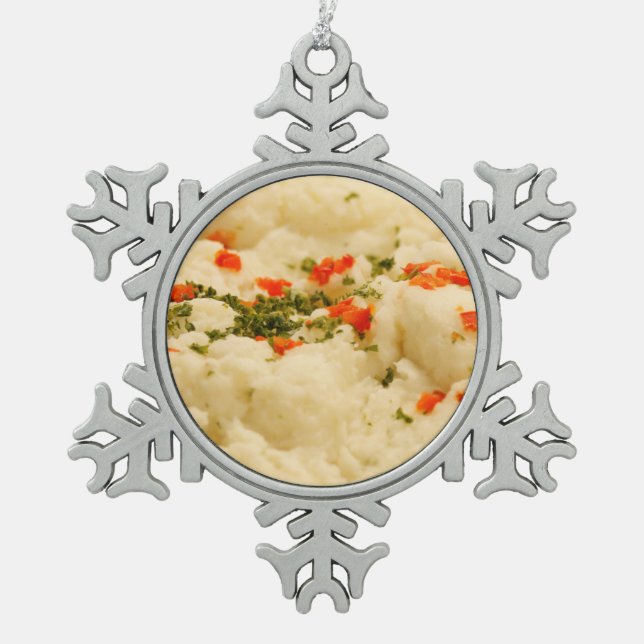 Ornement Flocon De Neige Purée de pommes de terre (Devant)