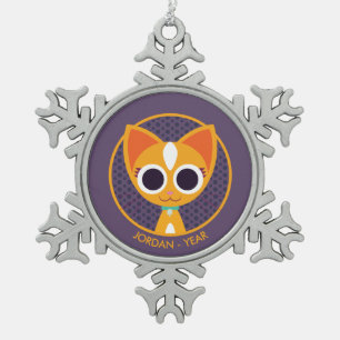 Ornement Flocon De Neige Purrl le chat