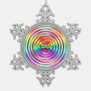 Ornement Flocon De Neige Rainbow