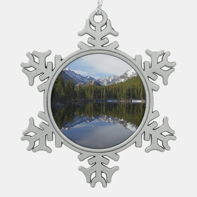 Ornement Flocon De Neige Reflet de Bear Lake II (Devant)