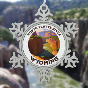 Ornement Flocon De Neige Rivière North Platte