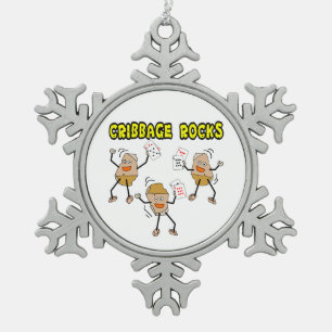 Ornement Flocon De Neige Rocks de Cribbage