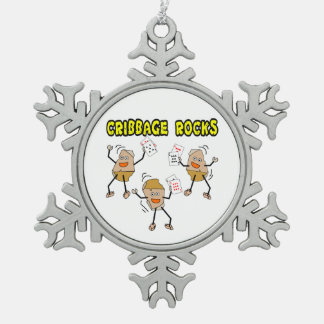 Ornement Flocon De Neige Rocks de Cribbage