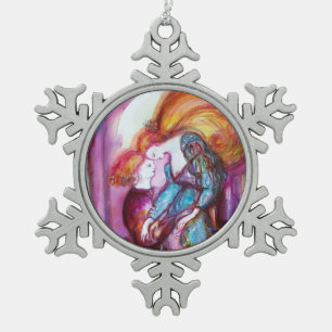 Ornement Flocon De Neige ROMEO ET JULIET Romantique Saint Valentin