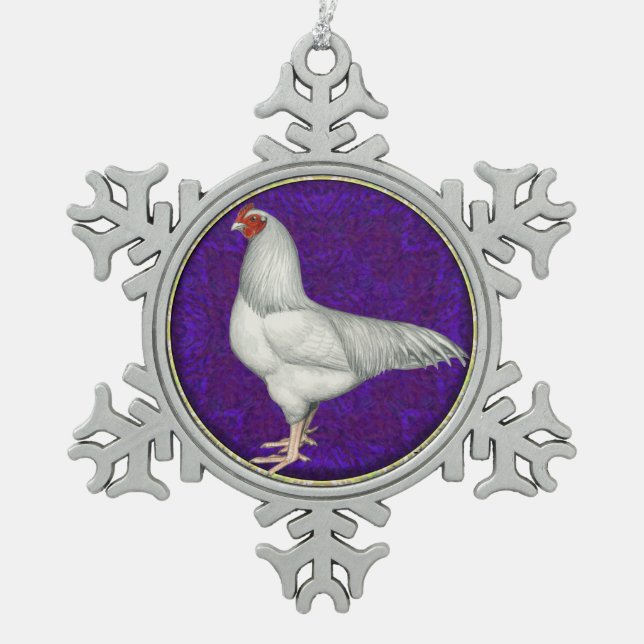 Ornement Flocon De Neige Rooster Ixworth (Devant)