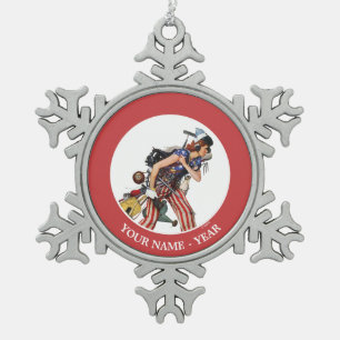 Ornement Flocon De Neige Rosie à la Secourt