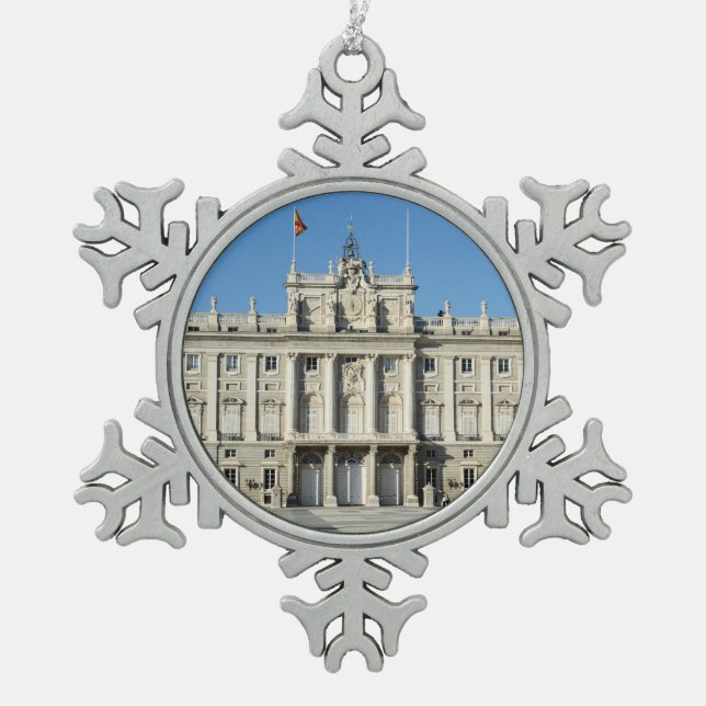Ornement Flocon De Neige Royal Palace, Madrid (Devant)