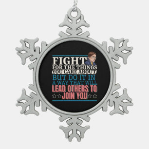 Ornement Flocon De Neige Ruth Bader Ginsburg Diriger d'autres à vous rejoin