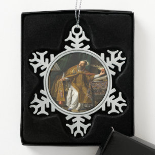 Ornement Flocon De Neige Saint Augustin d'Hippone