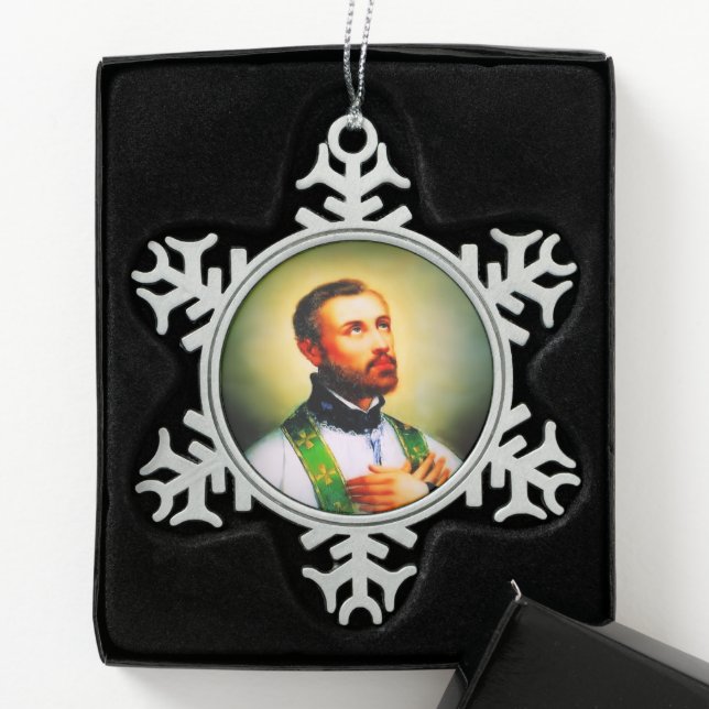 Ornement Flocon De Neige Saint François Xavier (Boîte)