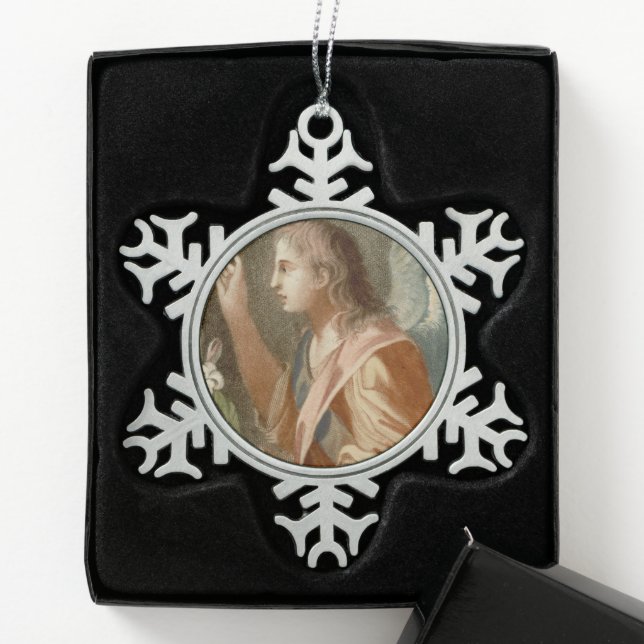 Ornement Flocon De Neige Saint Gabriel l'Archange (M 011) (Boîte)
