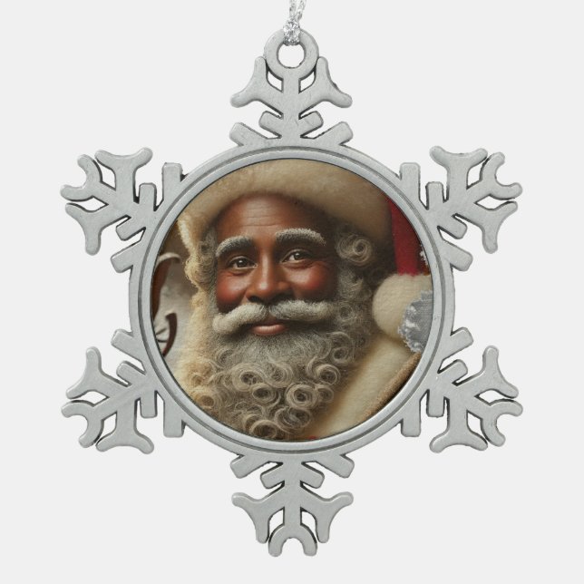 Ornement Flocon De Neige Saint Nick (Devant)