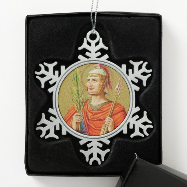 Ornement Flocon De Neige Saint-Sébastien (SNV 24) (Boîte)