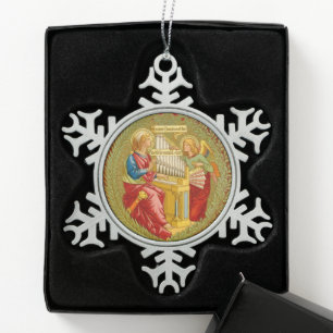 Ornement Flocon De Neige Sainte Cécile de Rome (SNV 36)
