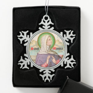 Ornement Flocon De Neige Sainte Monique de Tagaste (SAU 047; détail)