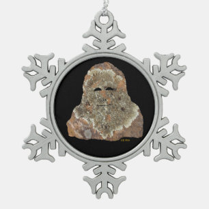 Ornement Flocon De Neige Sasquatch rock art