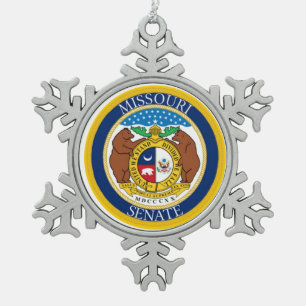 ORNEMENT FLOCON DE NEIGE SÉNAT DU MISSOURI