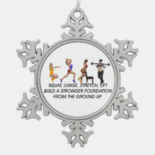 Ornement Flocon De Neige Slogan accroupi SUPÉRIEUR