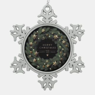 Ornement Flocon De Neige Snow flakes framed ornament