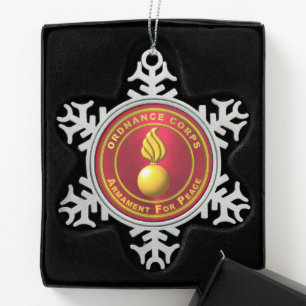 Ornement Flocon De Neige Snowflake du Corps d'Ordnance