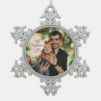 Ornement Flocon De Neige Snowflake Framed Ornament