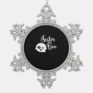 Ornement Flocon De Neige Soeur Boo Halloween