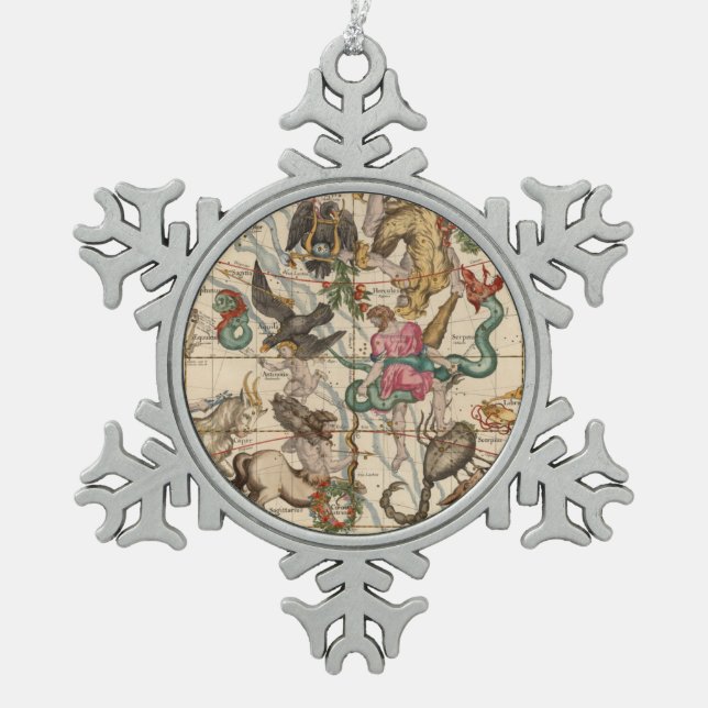 Ornement Flocon De Neige Solstice d'hiver (Devant)