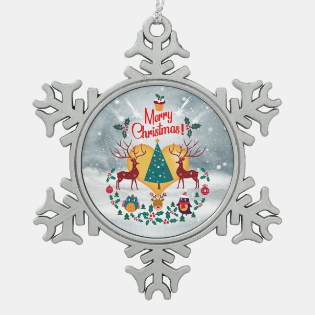 Ornement Flocon De Neige Soul de Noël (Devant)