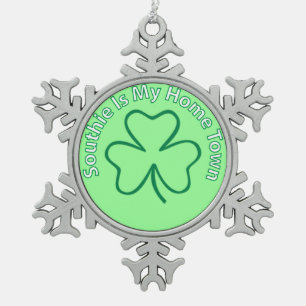 Ornement Flocon De Neige Southie, ma ville natale