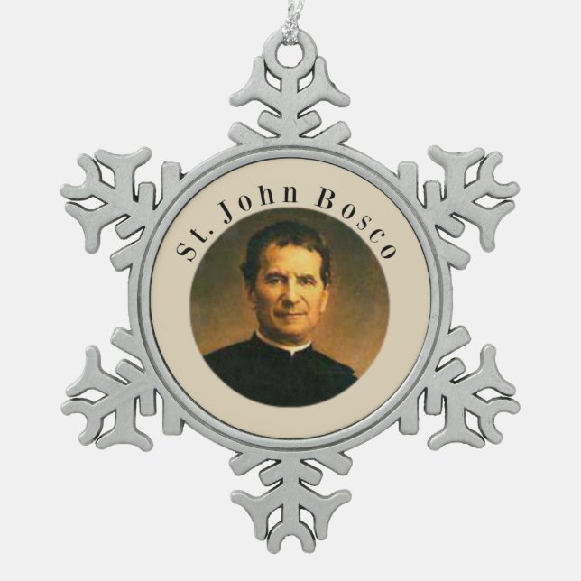 Ornement Flocon De Neige St John Bosco (Devant)