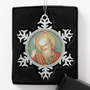 Ornement Flocon De Neige St. Thomas l'apôtre (JMAS 12)