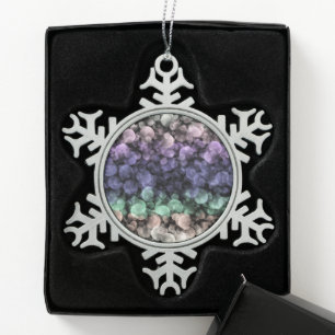 Ornement Flocon De Neige Super Boho Bubbles Eclectique Uingender Pride drap