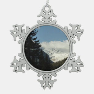 Ornement Flocon De Neige Surplomb du glacier Jackson au parc national de Gl
