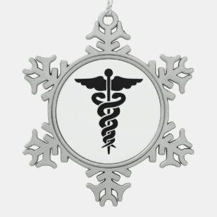 Ornement Flocon De Neige Symbole Médicale