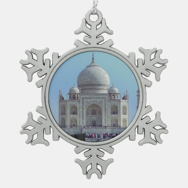Ornement Flocon De Neige Taj Mahal, Inde (Devant)