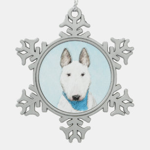 Ornement Flocon De Neige Taureau Terrier - Cute Original Chien Art