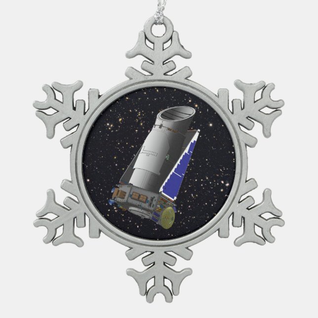Ornement Flocon De Neige Télescope spatial Kepler (Devant)