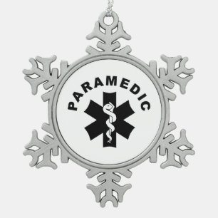 Ornement Flocon De Neige Thème d'infirmier