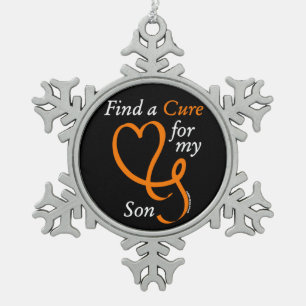 Ornement Flocon De Neige Trouver un Remède/Coeur/Fils...RSD/CRPS