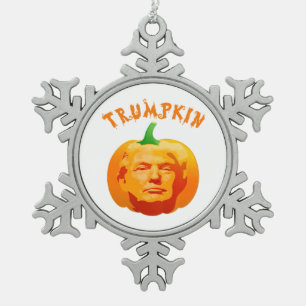 Ornement Flocon De Neige Trumpkin drôle Costume d'Halloween - Retro MAGA St