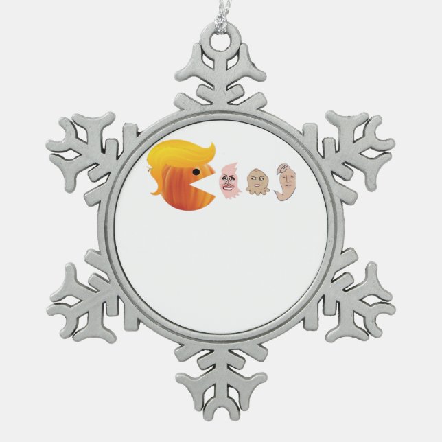 Ornement Flocon De Neige Trumpkin Mating Democrats Classic - Hall satirique (Devant)