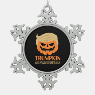 Ornement Flocon De Neige Trumpkin Rendre Halloween grand à nouveau drôle Sa