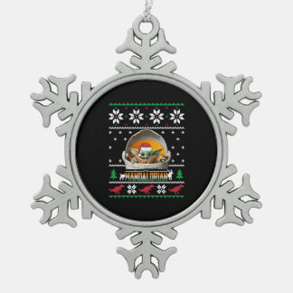 Ornement Flocon De Neige Un mauvais Noël