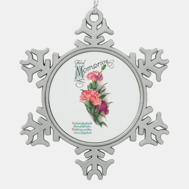 Ornement Flocon De Neige Un Véritable Ami (Devant)