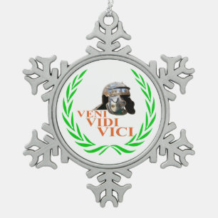 Ornement Flocon De Neige Veni Vidi Vici