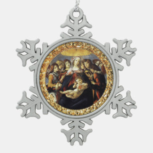 Ornement Flocon De Neige Vierge de la grenade