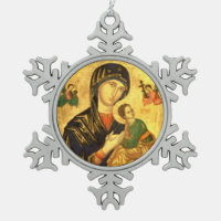Vierge Marie béni avec l'ornement de Jésus