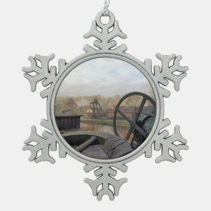 ORNEMENT FLOCON DE NEIGE VIEUX ANCIEN VICTORIEN ANGLETERRE ROYAUME-UNI