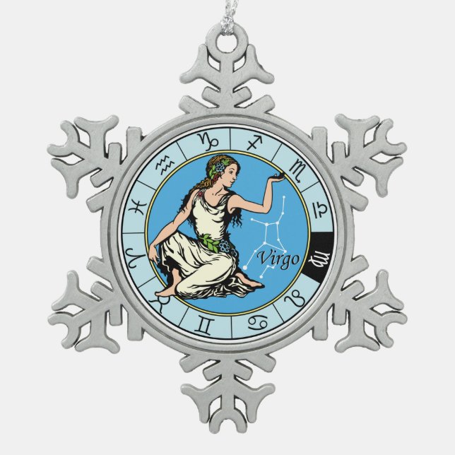 Ornement Flocon De Neige virgo (Devant)